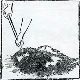 Рисунок 3. Приготовление компостов для горшков