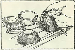 Рисунок 1. Подготовка горшков и ваз для высадки луковиц