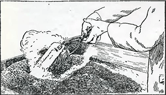 Рисунок 2. Стерилизация почвы